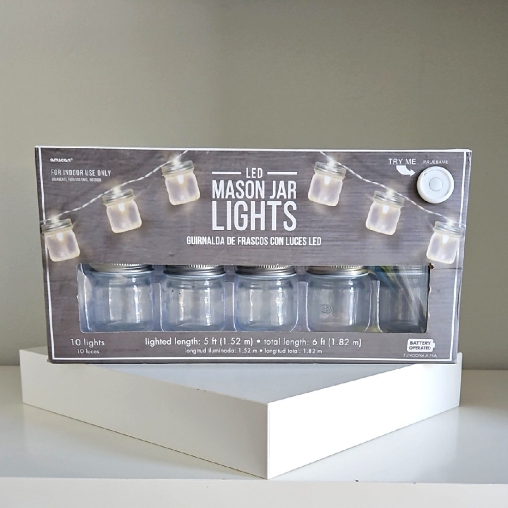 New Mason Jar LED String Lights